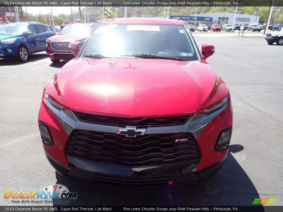 2019 Chevrolet Blazer RS AWD Cajun Red Tintcoat / Jet Black Photo #3