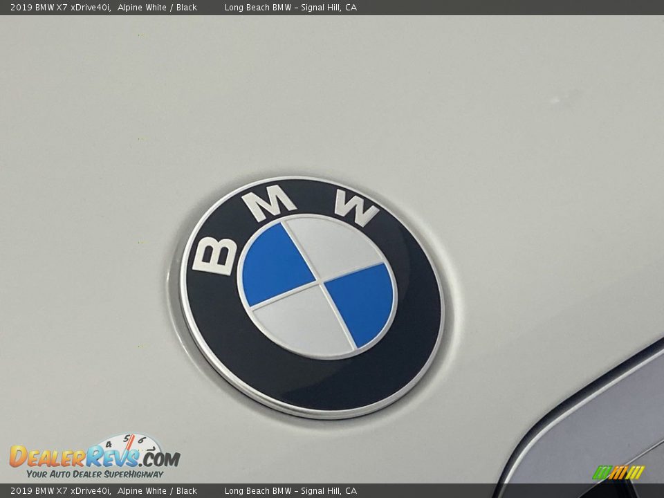 2019 BMW X7 xDrive40i Alpine White / Black Photo #7