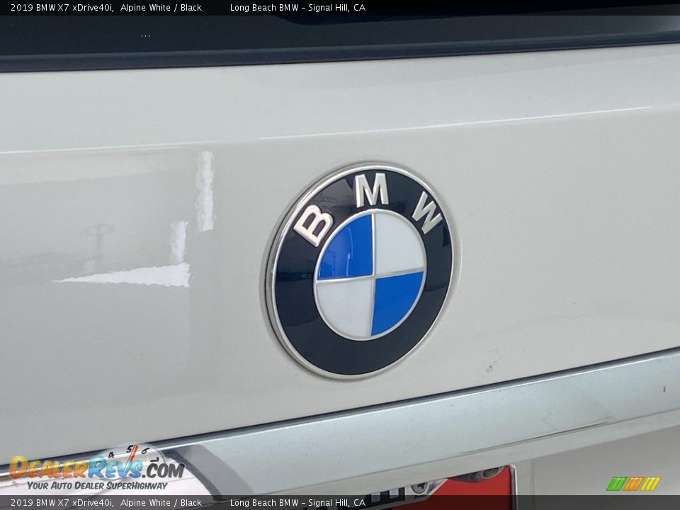 2019 BMW X7 xDrive40i Alpine White / Black Photo #9
