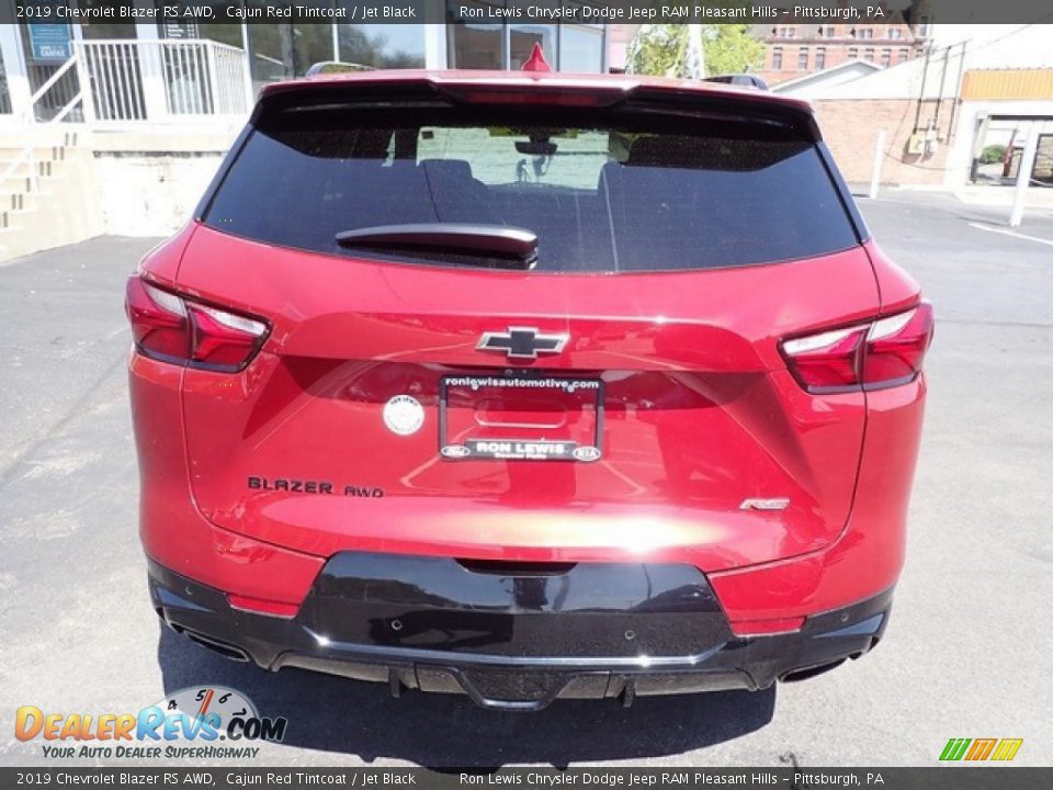 2019 Chevrolet Blazer RS AWD Cajun Red Tintcoat / Jet Black Photo #7