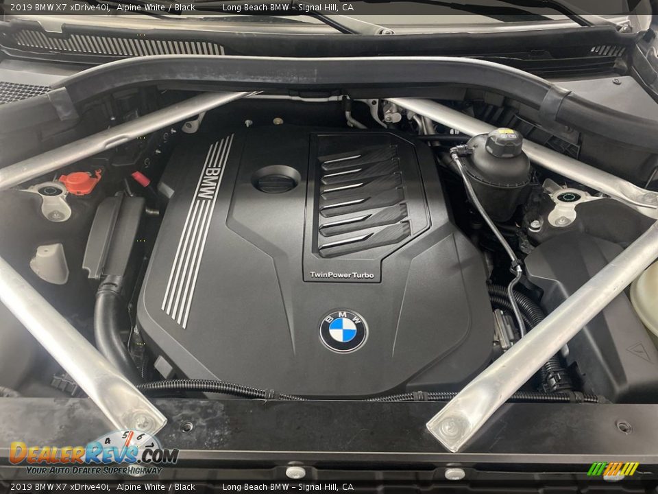 2019 BMW X7 xDrive40i Alpine White / Black Photo #11
