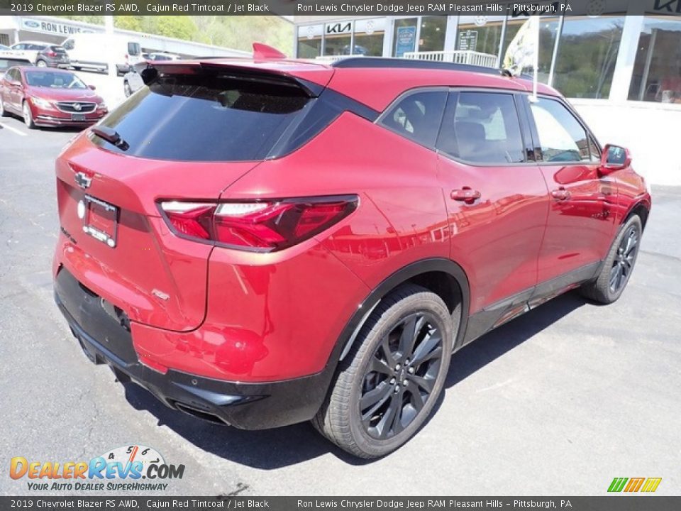 2019 Chevrolet Blazer RS AWD Cajun Red Tintcoat / Jet Black Photo #8