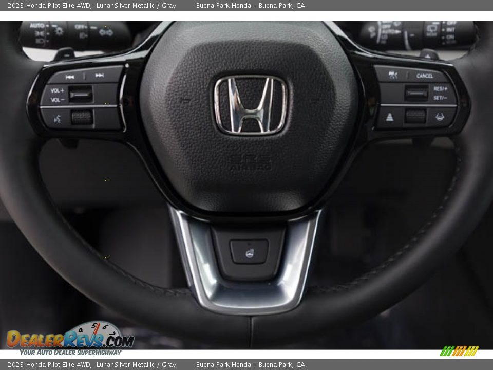 2023 Honda Pilot Elite AWD Steering Wheel Photo #17
