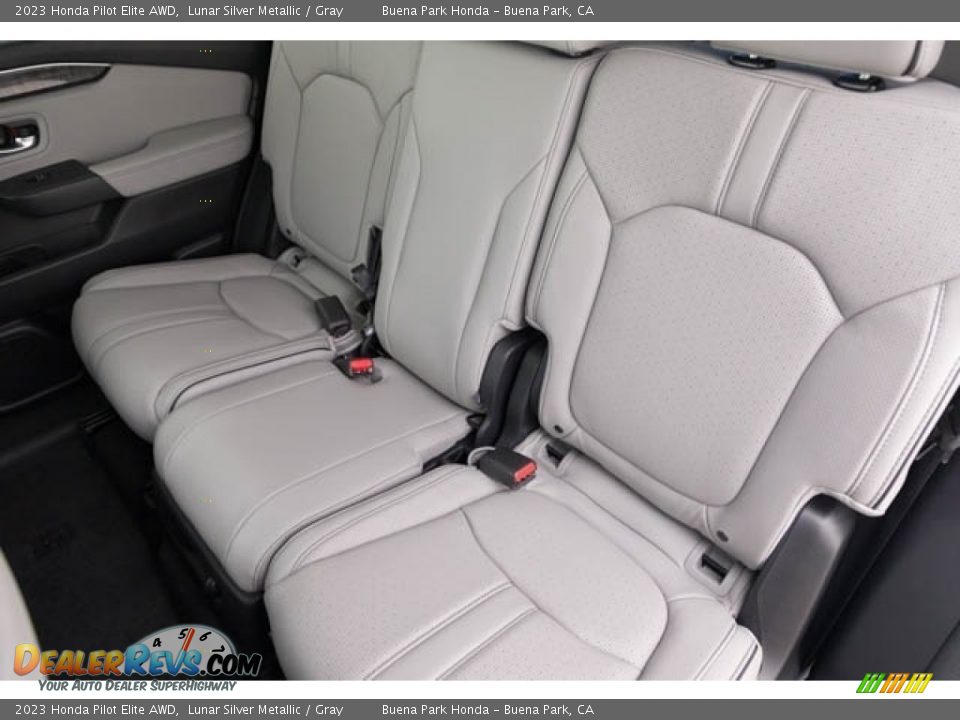 Rear Seat of 2023 Honda Pilot Elite AWD Photo #24