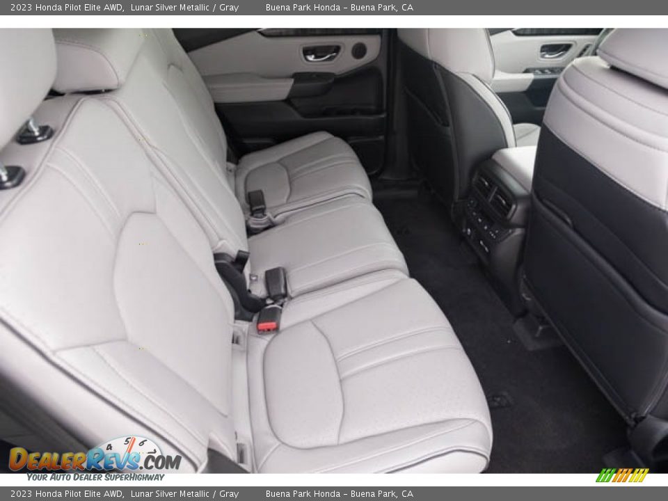 Rear Seat of 2023 Honda Pilot Elite AWD Photo #26