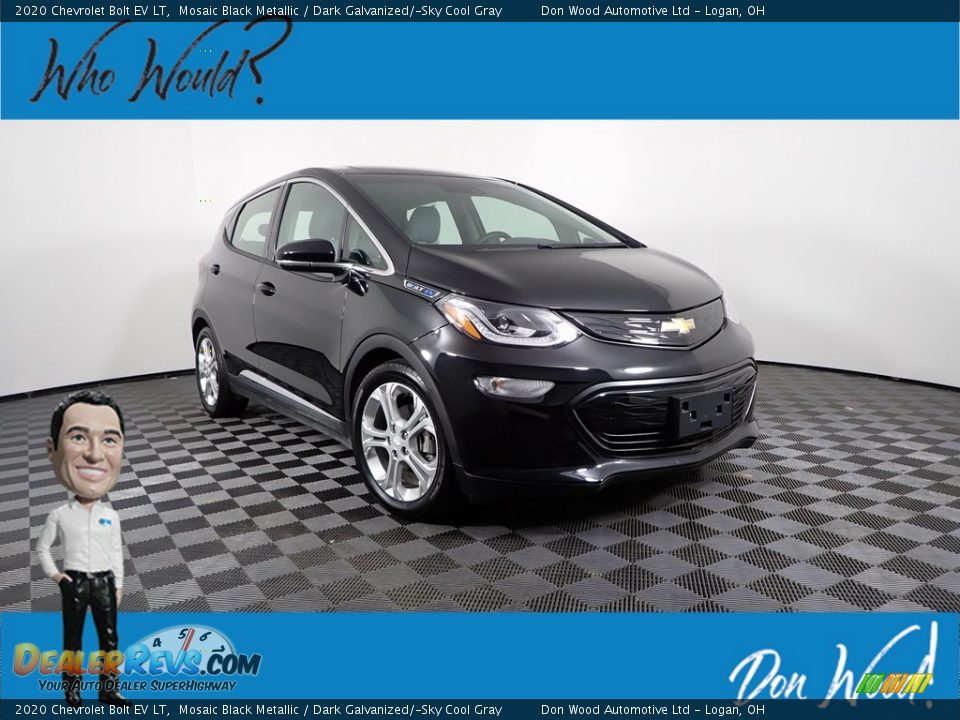 2020 Chevrolet Bolt EV LT Mosaic Black Metallic / Dark Galvanized/­Sky Cool Gray Photo #1