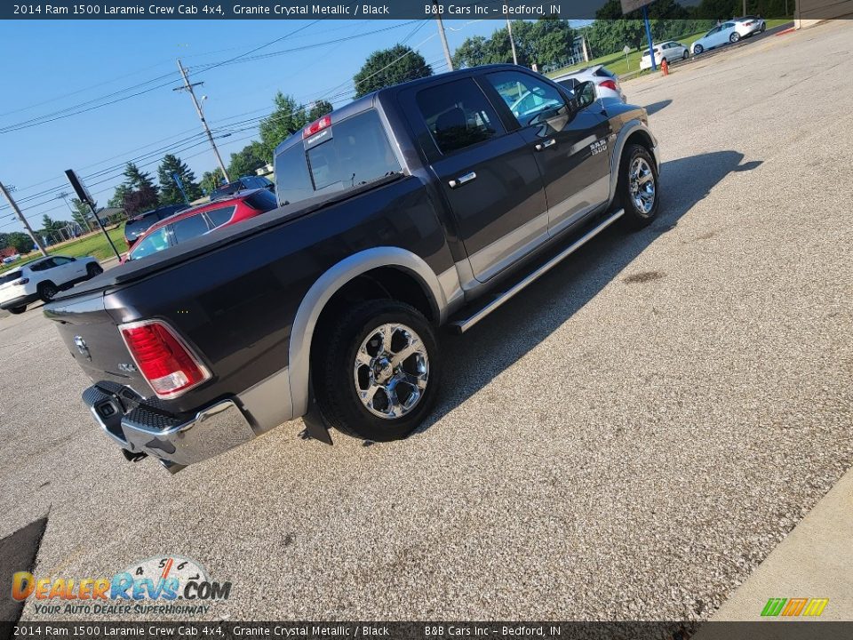 2014 Ram 1500 Laramie Crew Cab 4x4 Granite Crystal Metallic / Black Photo #4