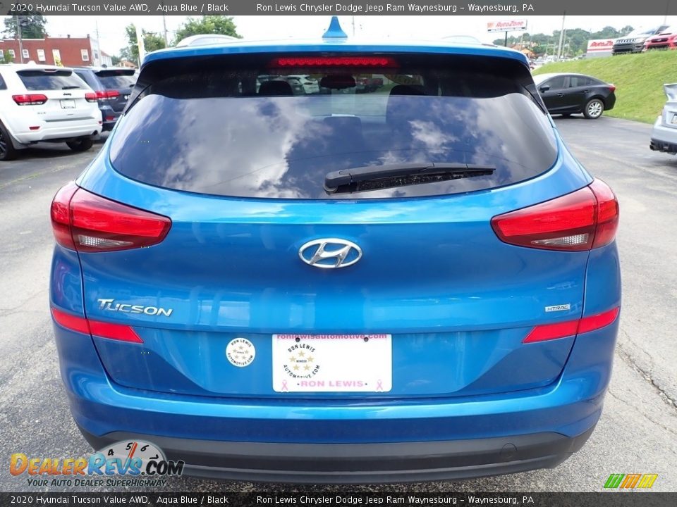 2020 Hyundai Tucson Value AWD Aqua Blue / Black Photo #4