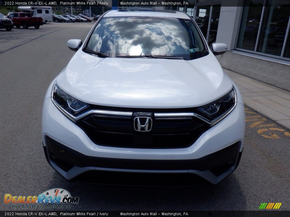 2022 Honda CR-V EX-L AWD Platinum White Pearl / Ivory Photo #5