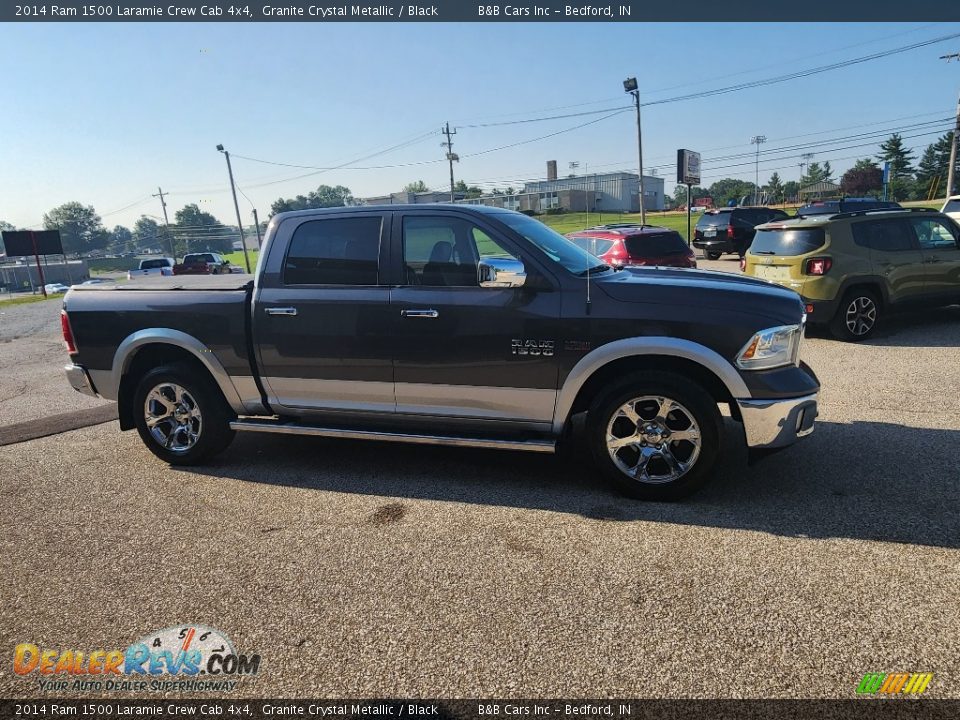 2014 Ram 1500 Laramie Crew Cab 4x4 Granite Crystal Metallic / Black Photo #5