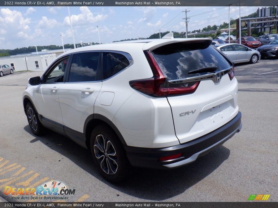 2022 Honda CR-V EX-L AWD Platinum White Pearl / Ivory Photo #8