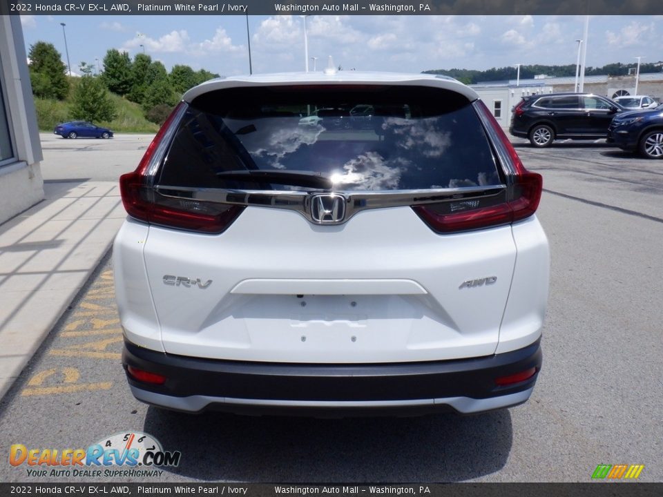 2022 Honda CR-V EX-L AWD Platinum White Pearl / Ivory Photo #9