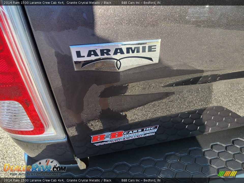 2014 Ram 1500 Laramie Crew Cab 4x4 Granite Crystal Metallic / Black Photo #9
