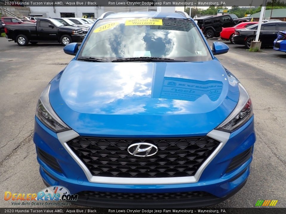 2020 Hyundai Tucson Value AWD Aqua Blue / Black Photo #9