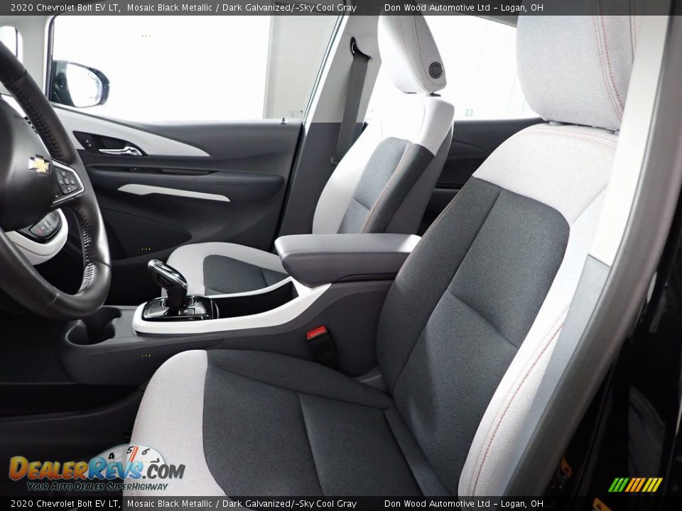 2020 Chevrolet Bolt EV LT Mosaic Black Metallic / Dark Galvanized/­Sky Cool Gray Photo #14