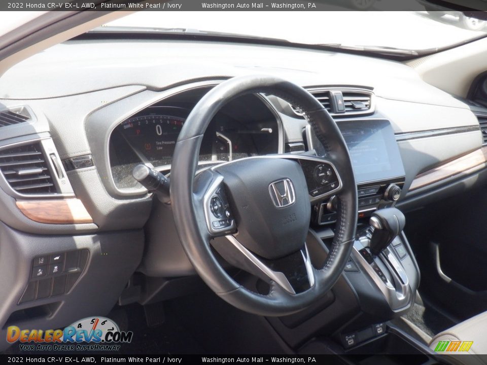 2022 Honda CR-V EX-L AWD Platinum White Pearl / Ivory Photo #15