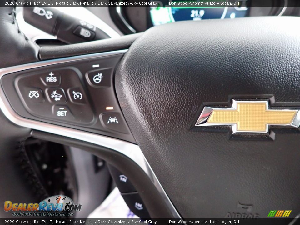2020 Chevrolet Bolt EV LT Mosaic Black Metallic / Dark Galvanized/­Sky Cool Gray Photo #16