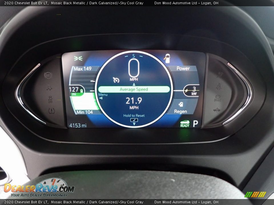 2020 Chevrolet Bolt EV LT Mosaic Black Metallic / Dark Galvanized/­Sky Cool Gray Photo #18