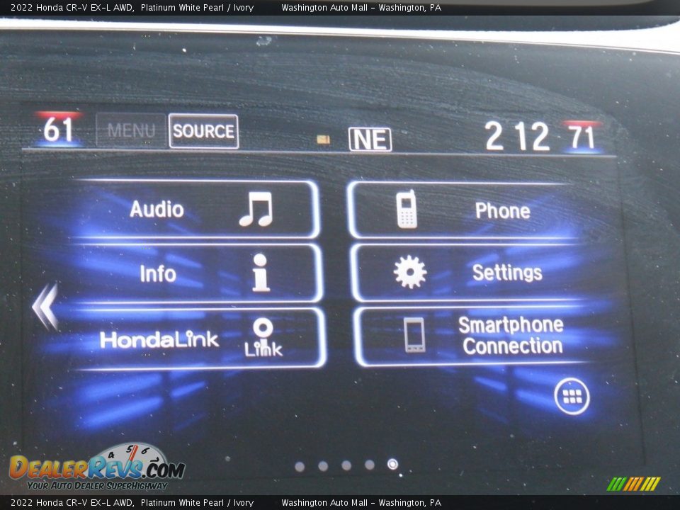 2022 Honda CR-V EX-L AWD Platinum White Pearl / Ivory Photo #19