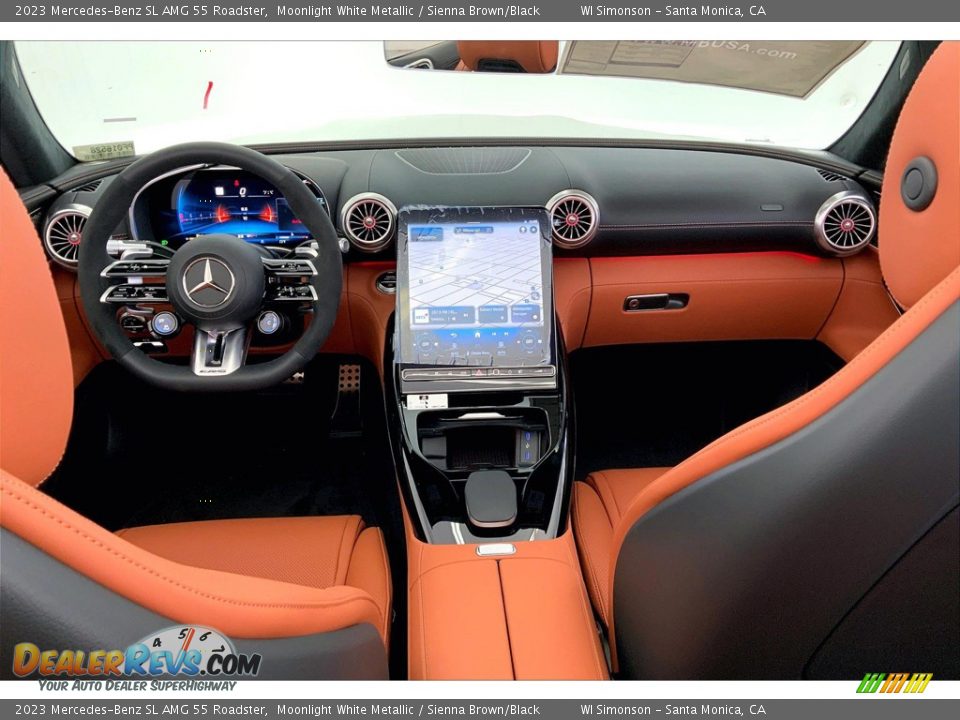 Dashboard of 2023 Mercedes-Benz SL AMG 55 Roadster Photo #6