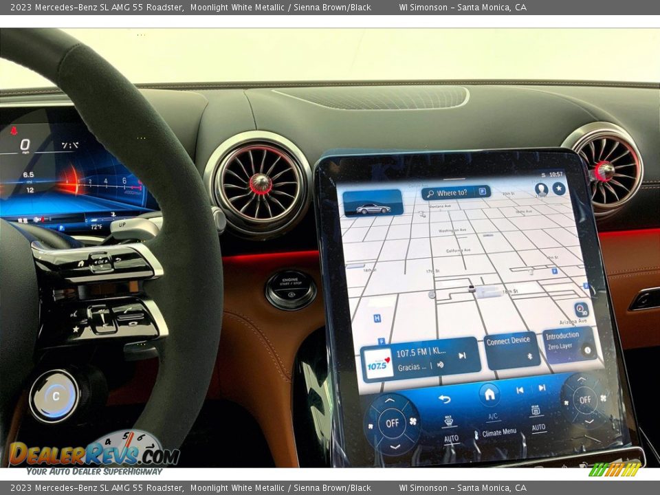 Controls of 2023 Mercedes-Benz SL AMG 55 Roadster Photo #7