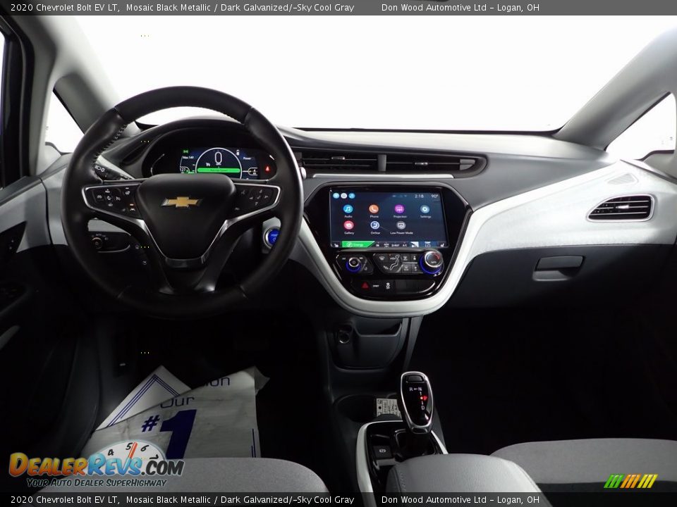 2020 Chevrolet Bolt EV LT Mosaic Black Metallic / Dark Galvanized/­Sky Cool Gray Photo #24