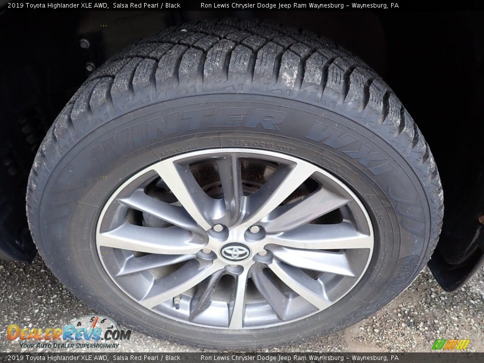 2019 Toyota Highlander XLE AWD Salsa Red Pearl / Black Photo #5