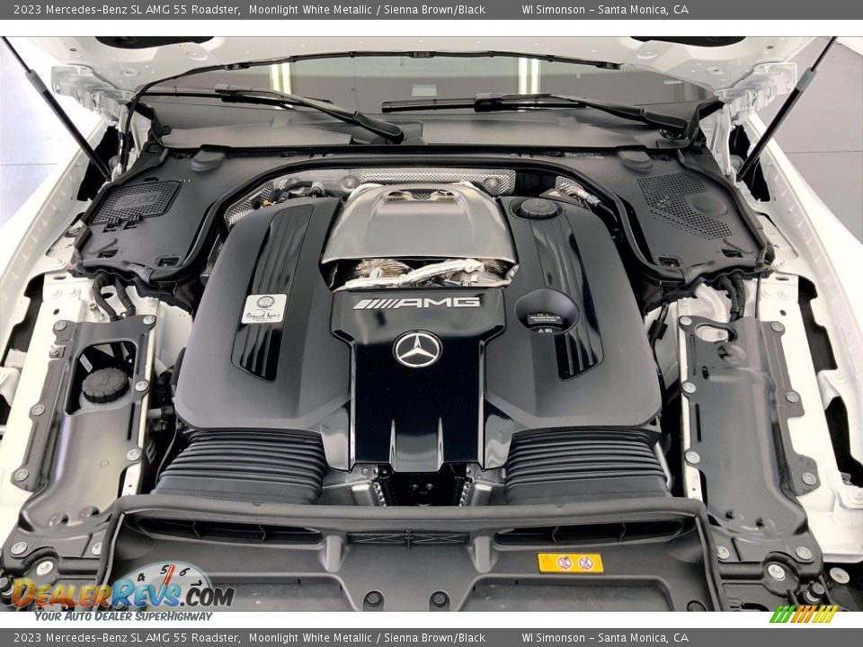 2023 Mercedes-Benz SL AMG 55 Roadster 4.0 Liter DI biturbo DOHC 32-Valve VVT V8 Engine Photo #9