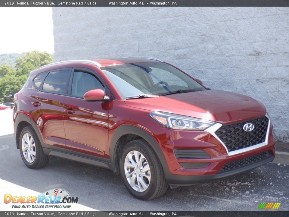 2019 Hyundai Tucson Value Gemstone Red / Beige Photo #1