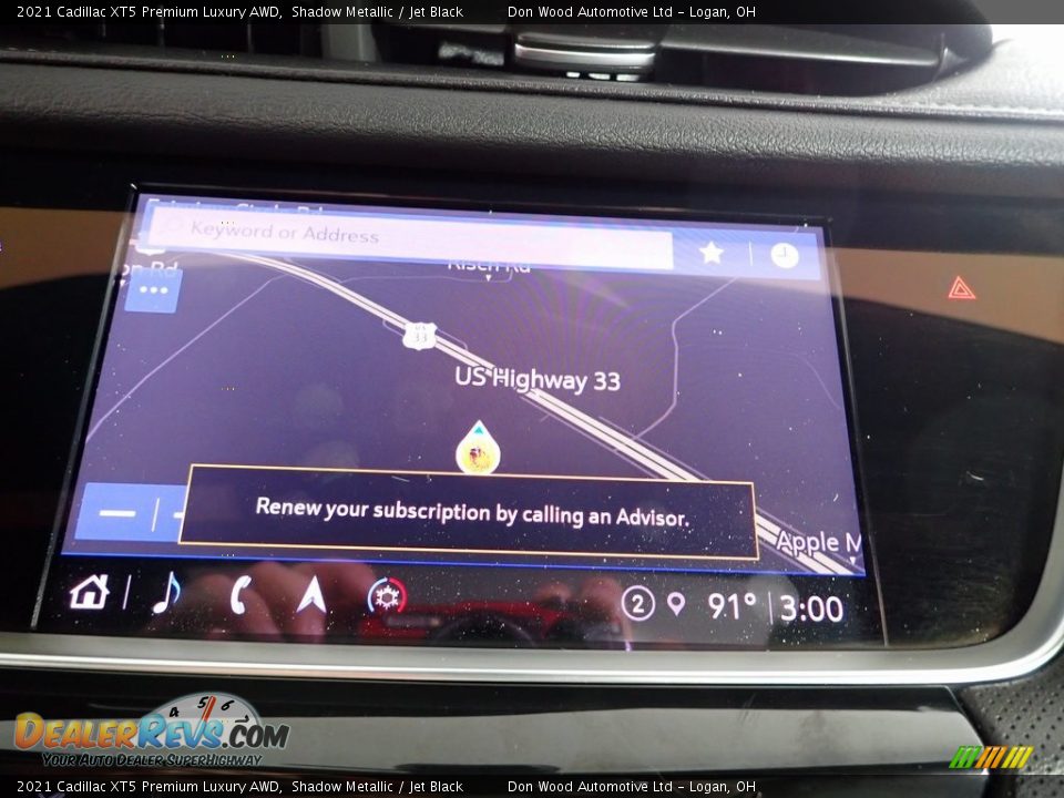 2021 Cadillac XT5 Premium Luxury AWD Shadow Metallic / Jet Black Photo #5