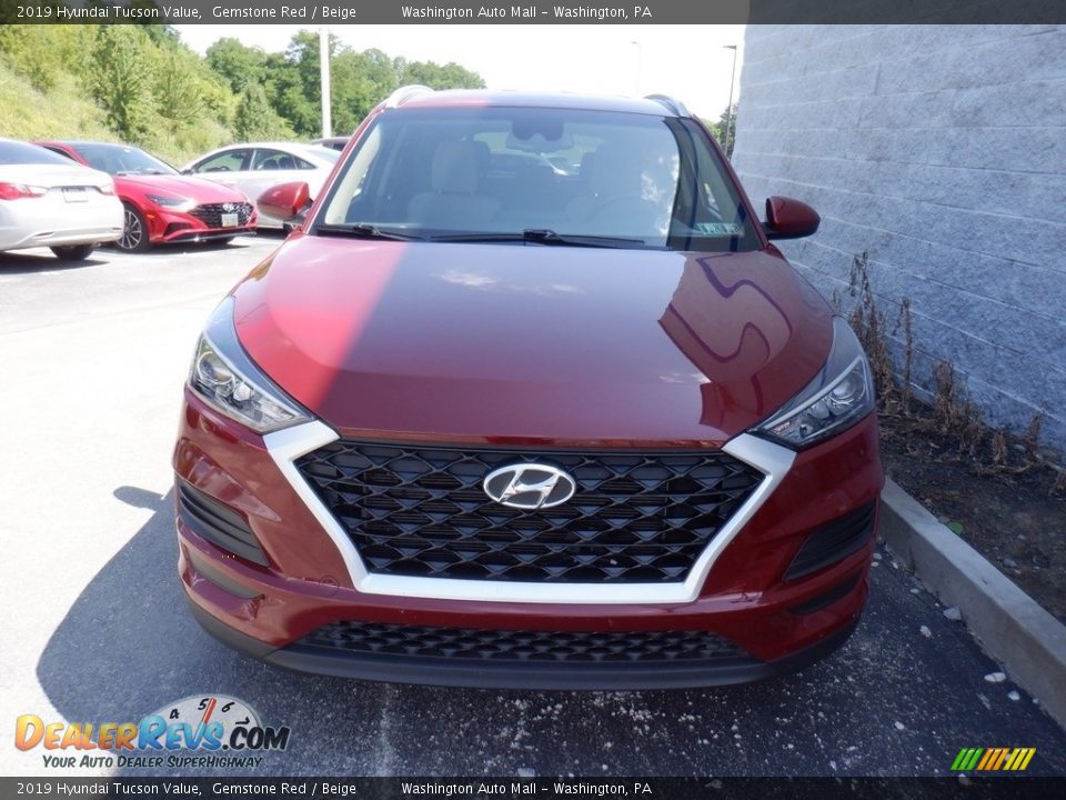 2019 Hyundai Tucson Value Gemstone Red / Beige Photo #4