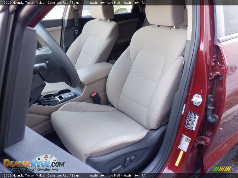 Beige Interior - 2019 Hyundai Tucson Value Photo #13