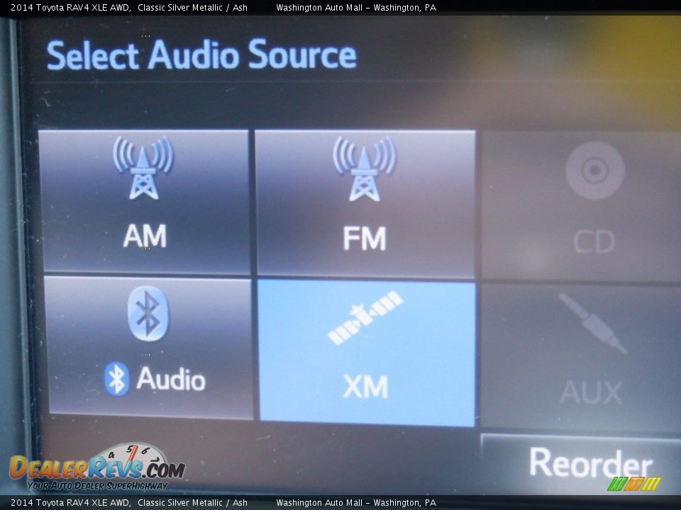 2014 Toyota RAV4 XLE AWD Classic Silver Metallic / Ash Photo #8