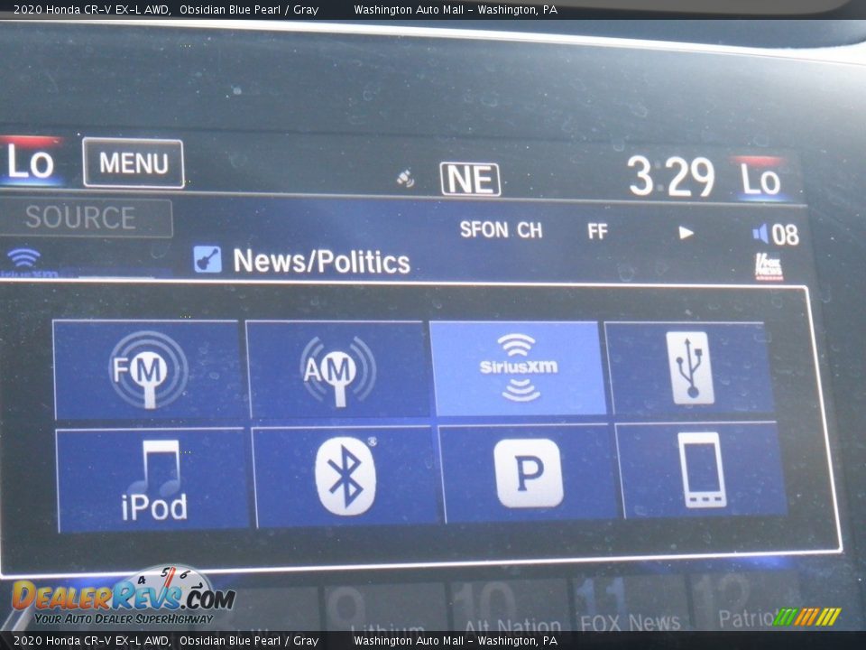 2020 Honda CR-V EX-L AWD Obsidian Blue Pearl / Gray Photo #19