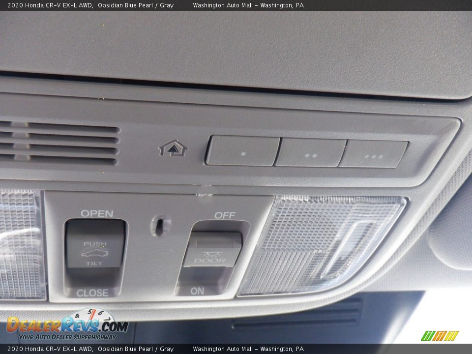 2020 Honda CR-V EX-L AWD Obsidian Blue Pearl / Gray Photo #21
