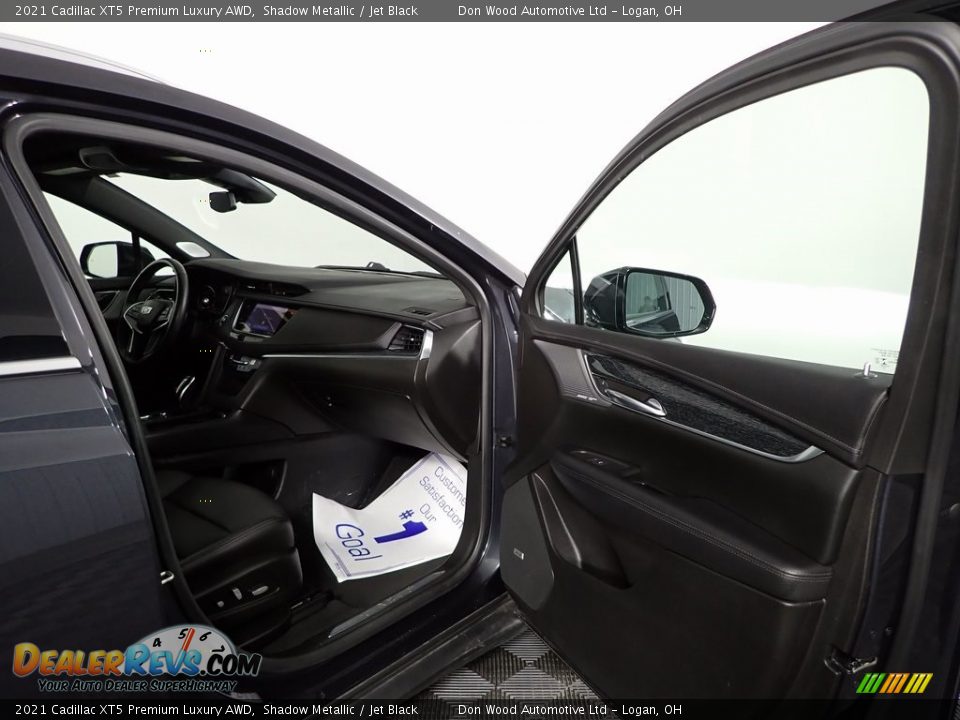 2021 Cadillac XT5 Premium Luxury AWD Shadow Metallic / Jet Black Photo #28