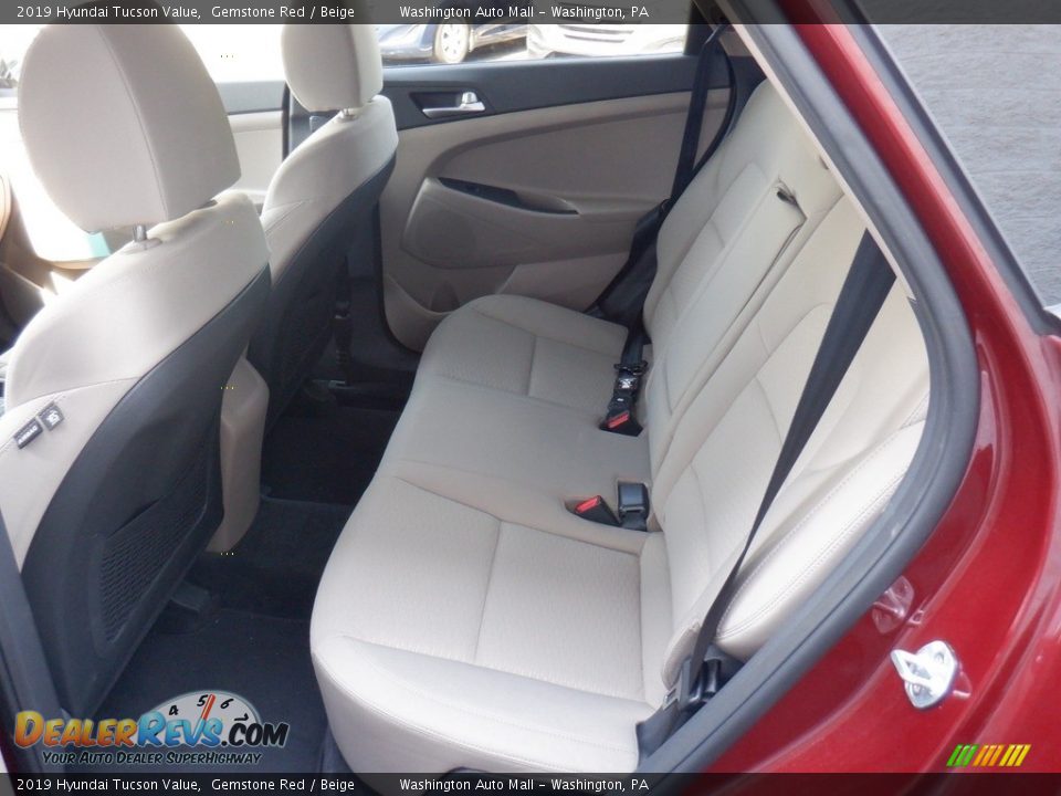 Rear Seat of 2019 Hyundai Tucson Value Photo #30