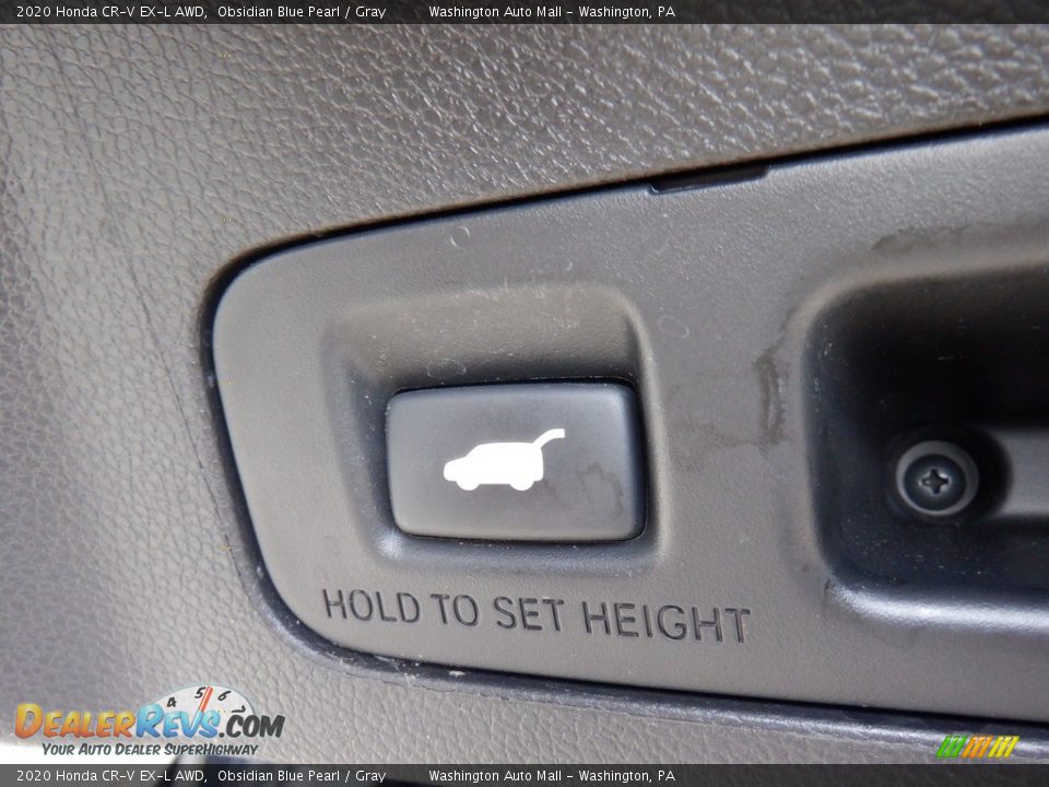2020 Honda CR-V EX-L AWD Obsidian Blue Pearl / Gray Photo #29