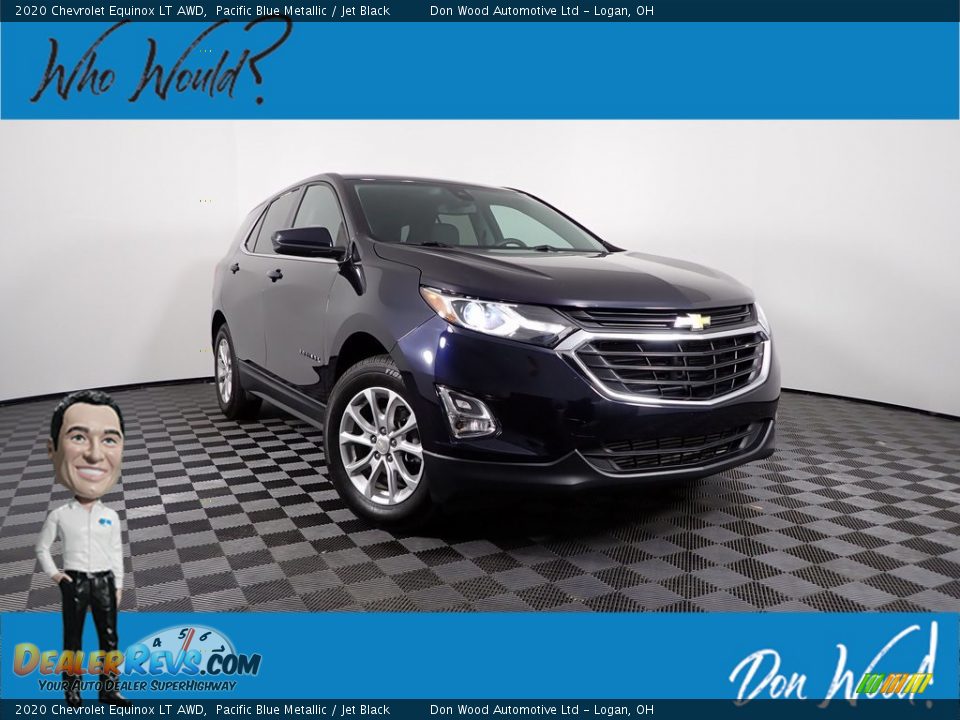 2020 Chevrolet Equinox LT AWD Pacific Blue Metallic / Jet Black Photo #1
