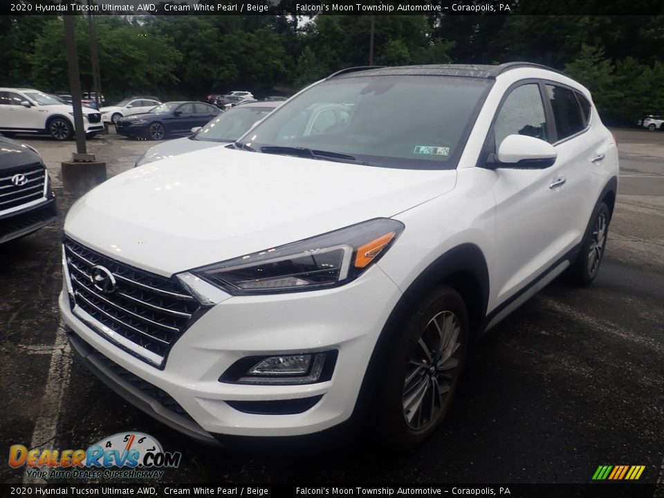 2020 Hyundai Tucson Ultimate AWD Cream White Pearl / Beige Photo #1