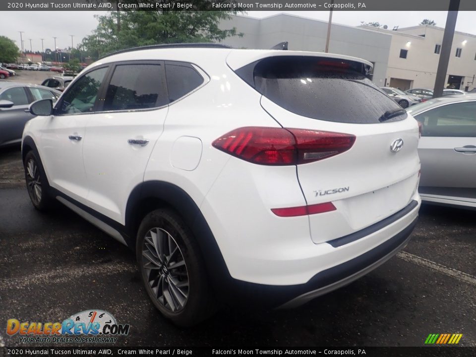 2020 Hyundai Tucson Ultimate AWD Cream White Pearl / Beige Photo #2