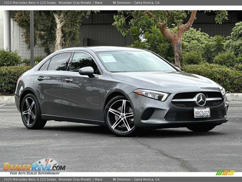 2020 Mercedes-Benz A 220 Sedan Mountain Grey Metallic / Black Photo #2