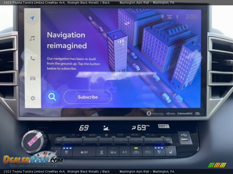 Controls of 2023 Toyota Tundra Limited CrewMax 4x4 Photo #11