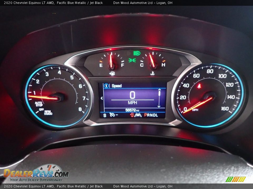 2020 Chevrolet Equinox LT AWD Pacific Blue Metallic / Jet Black Photo #18