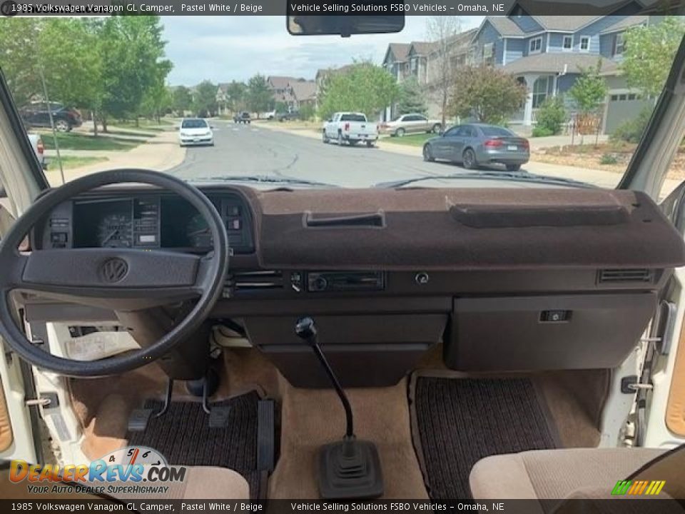 1985 Volkswagen Vanagon GL Camper Pastel White / Beige Photo #3