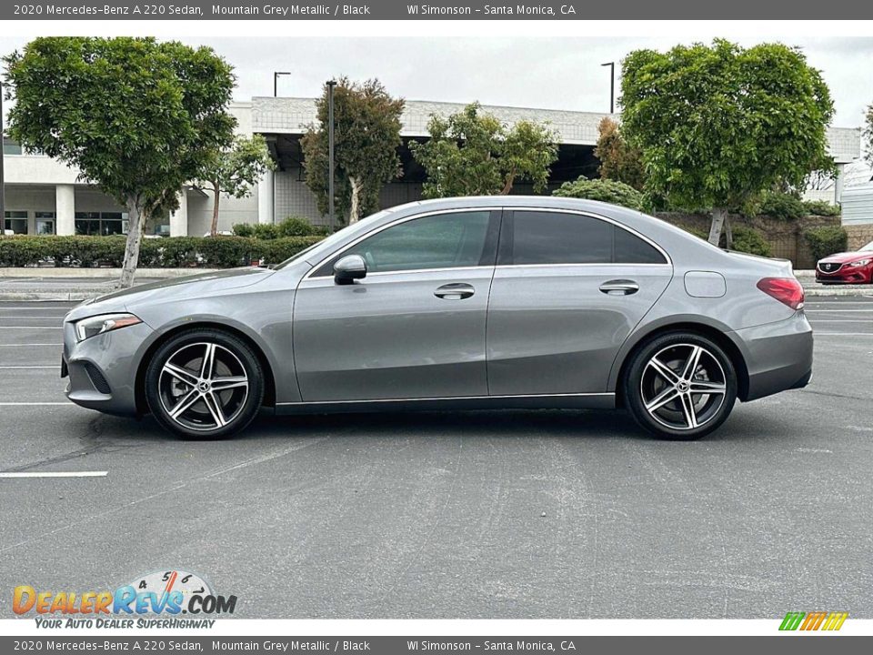 2020 Mercedes-Benz A 220 Sedan Mountain Grey Metallic / Black Photo #7