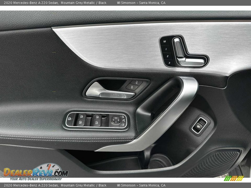 2020 Mercedes-Benz A 220 Sedan Mountain Grey Metallic / Black Photo #11