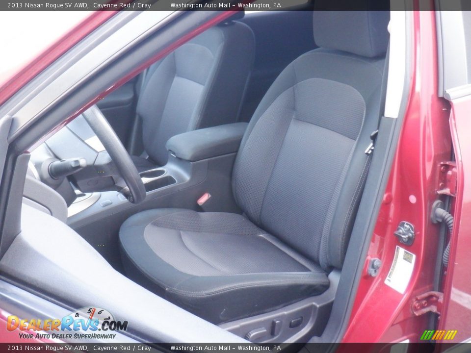 2013 Nissan Rogue SV AWD Cayenne Red / Gray Photo #17
