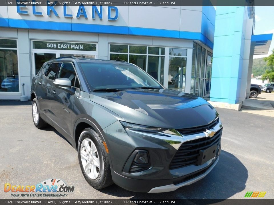 2020 Chevrolet Blazer LT AWD Nightfall Gray Metallic / Jet Black Photo #5