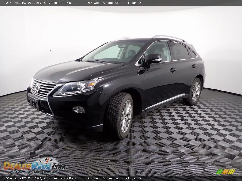 2014 Lexus RX 350 AWD Obsidian Black / Black Photo #7